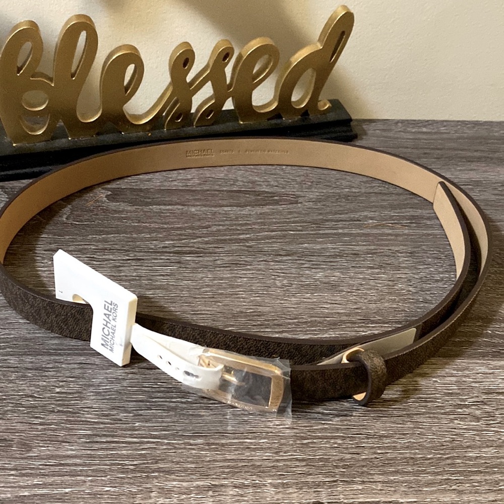 Michael Kors Monogram Belt Women’s Large